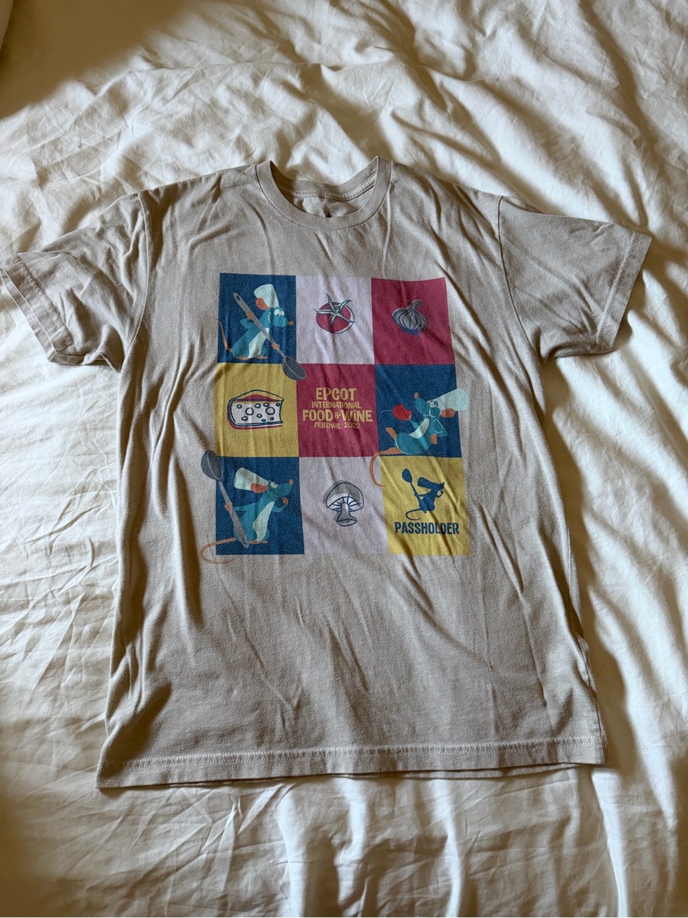 Disney Epcot Food and Wine 2022 Passholder Shirt